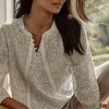 Pure Jill Organically Grown Cotton Buttoned Top | Jjill