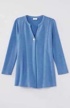 Pure Jill Organically Grown Cotton Buttoned Top | Jjill
