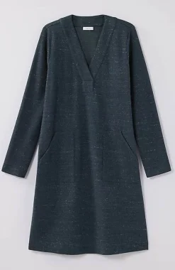 Pure Jill Patch-Pocket V-Neck Dress | Jjill