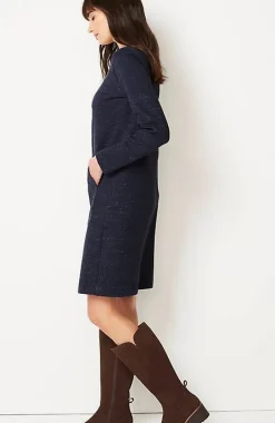 Pure Jill Patch-Pocket V-Neck Dress | Jjill