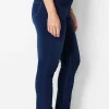 Pure Jill 5-Pocket Knit Pull-On Jeans | Jjill