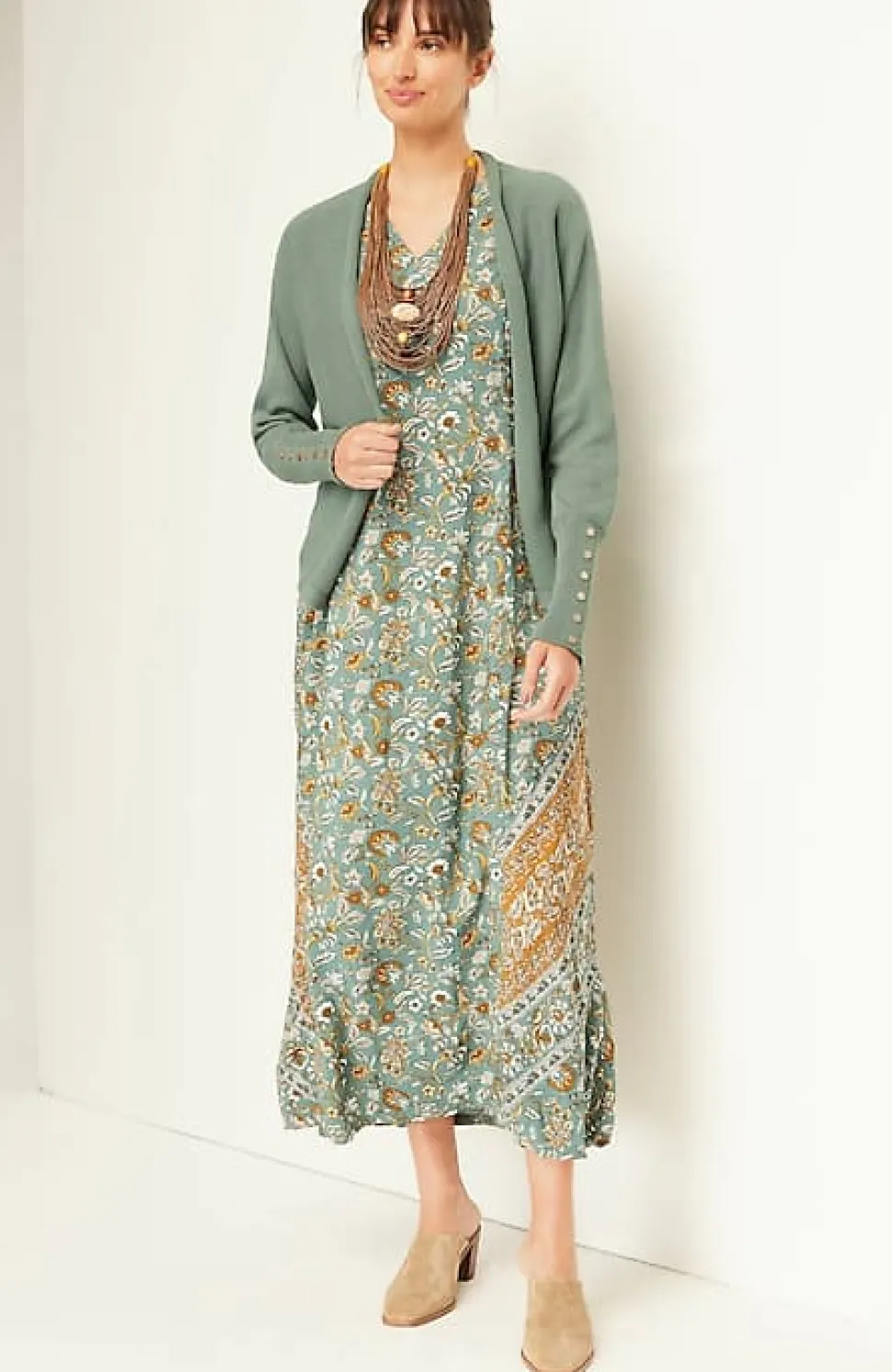 Pure Jill Ribbed Button-Cuffed Cardi | Jjill