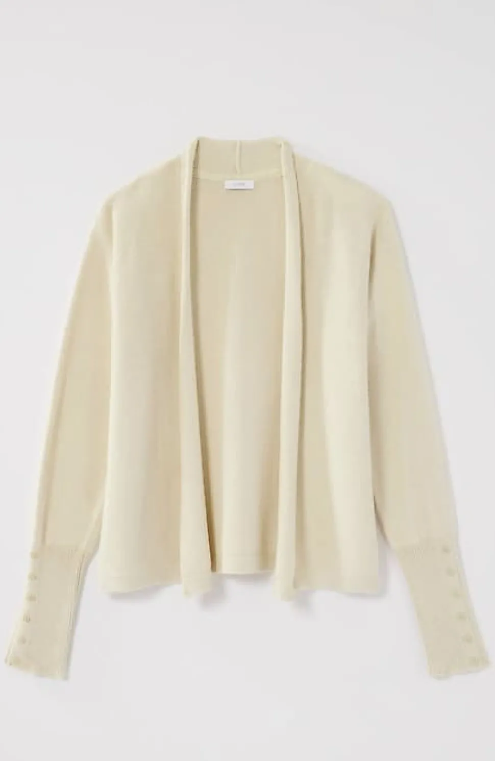 Pure Jill Ribbed Button-Cuffed Cardi | Jjill