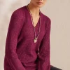 Pure Jill Rib-Textured V-Neck Sweater Tunic | Jjill