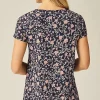 Pure Jill Scoop-Neck Elliptical Tee | Jjill