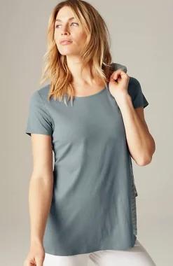 Pure Jill Scoop-Neck Elliptical Tee | Jjill