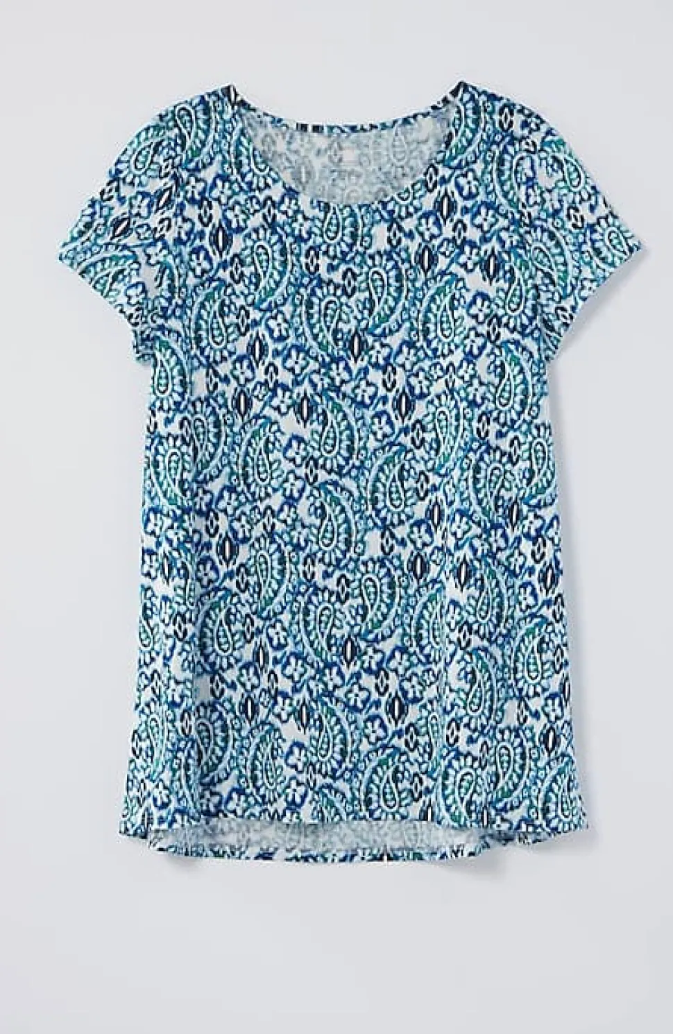 Pure Jill Scoop-Neck Elliptical Tee | Jjill
