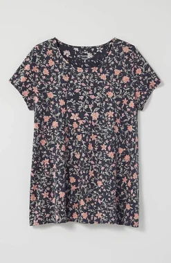 Pure Jill Scoop-Neck Elliptical Tee | Jjill