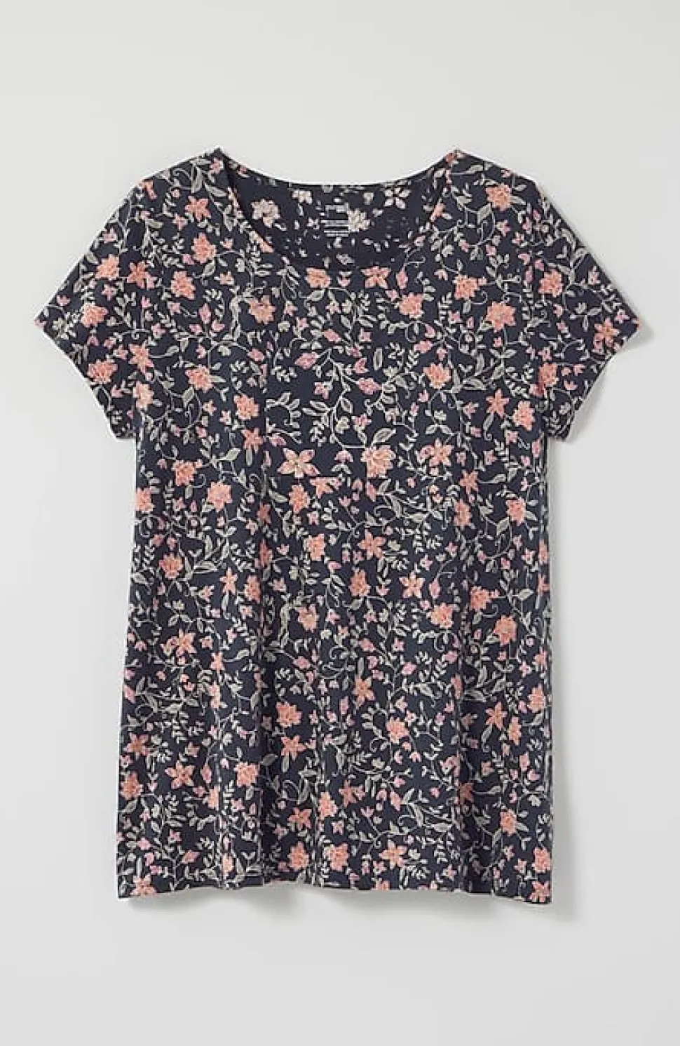 Pure Jill Scoop-Neck Elliptical Tee | Jjill