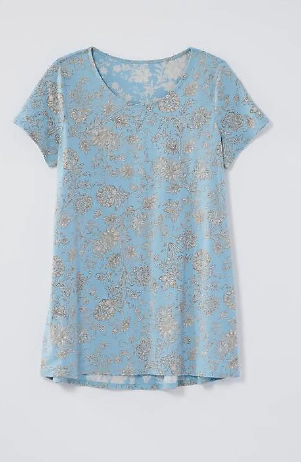 Pure Jill Scoop-Neck Elliptical Tee | Jjill