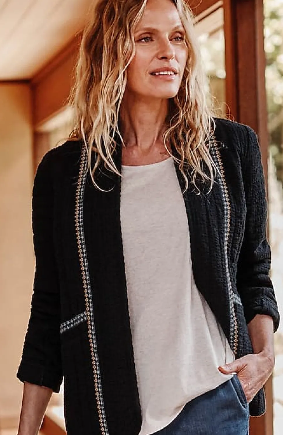 Pure Jill Seersucker Jacket | Jjill