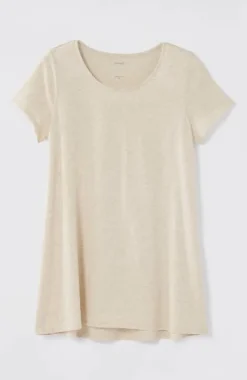 Pure Jill Side-Slit Elliptical Tee | Jjill