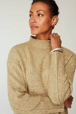 Pure Jill Slub-Textured Seamed Sweater | Jjill