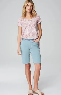 Pure Jill Soft Indigo Pull-On Shorts | Jjill
