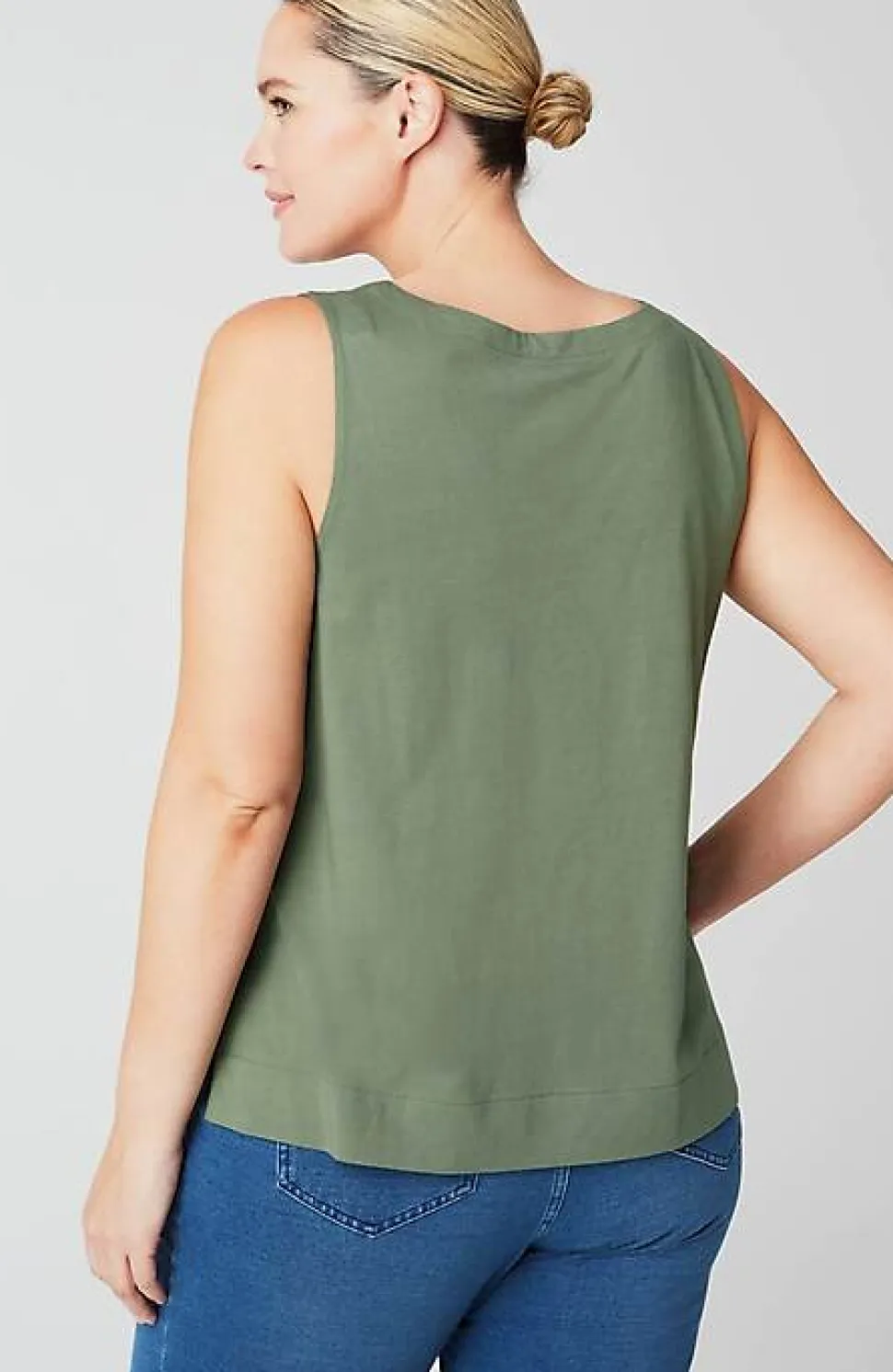Pure Jill Soft-V-Neck Layering Tank | Jjill