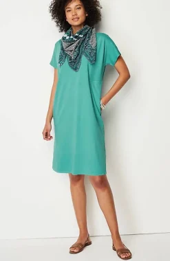 Pure Jill Soft-V-Neck T-Shirt Dress | Jjill