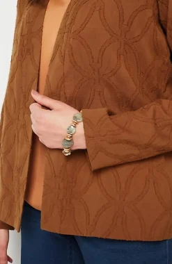 Pure Jill Textured Clip-Jacquard Jacket | Jjill