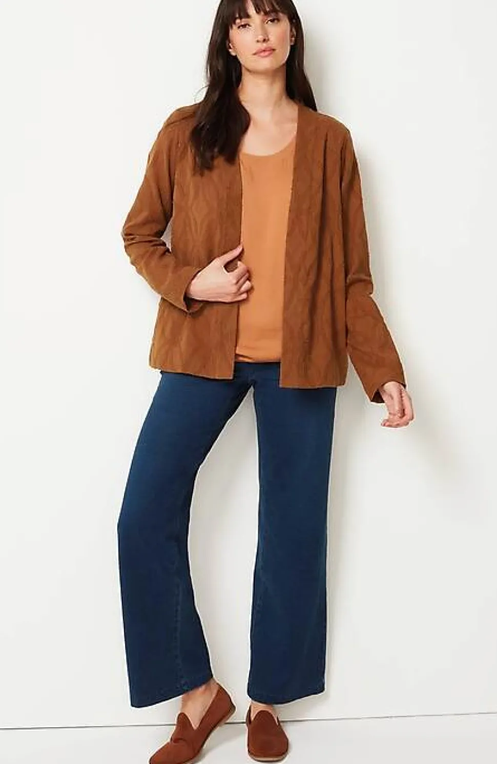 Pure Jill Textured Clip-Jacquard Jacket | Jjill
