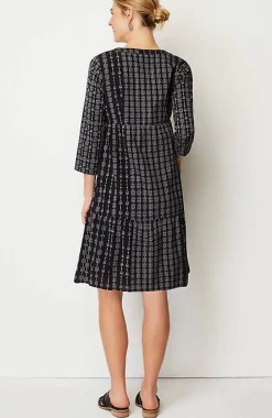 Pure Jill Tiered Button-Front Dress | Jjill