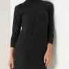 Pure Jill Tranquility Fleece Mock-Neck Dress | Jjill