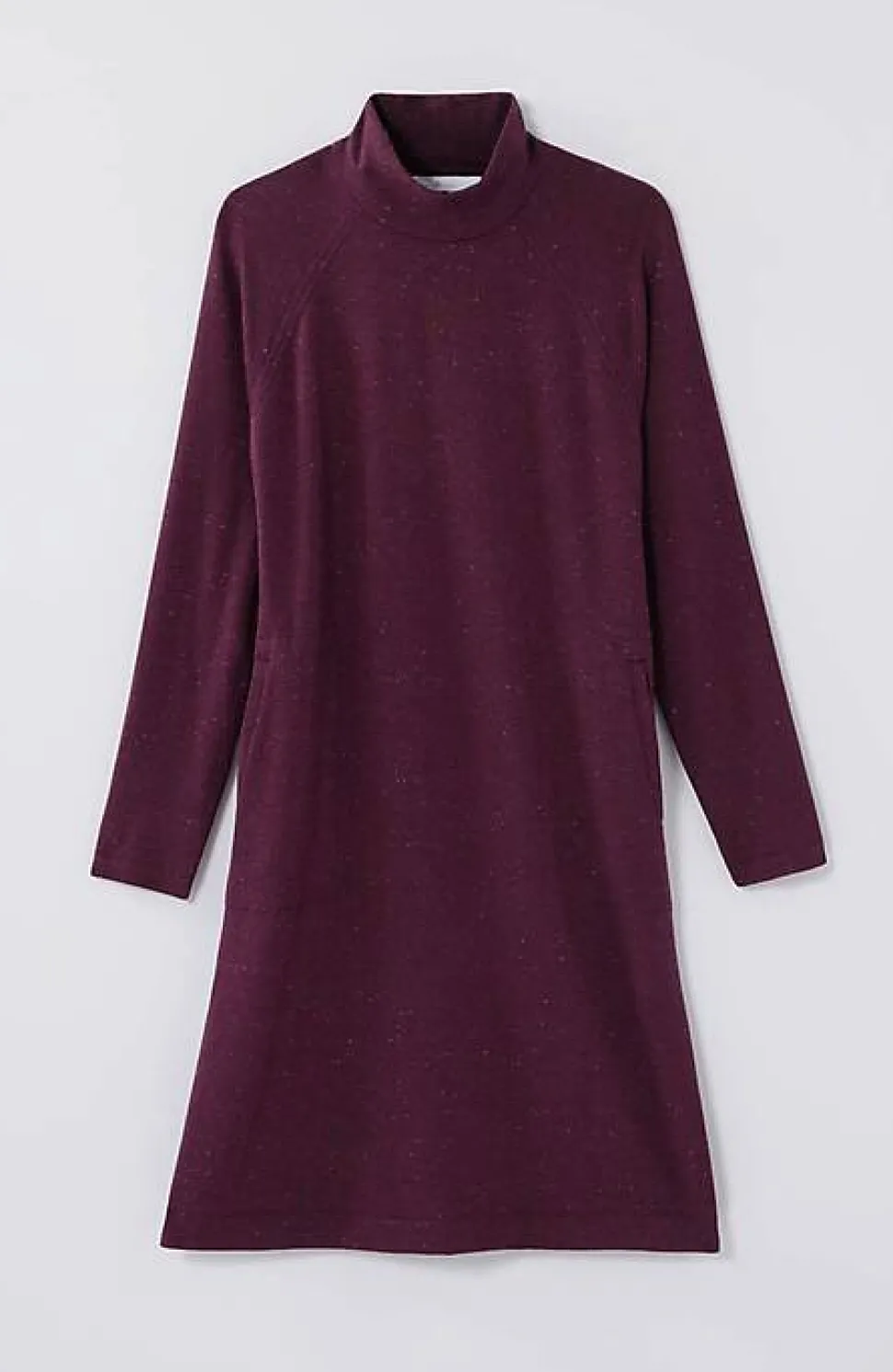 Pure Jill Tranquility Fleece Mock-Neck Dress | Jjill