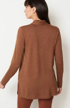 Pure Jill Tranquility Fleece V-Neck Tunic | Jjill