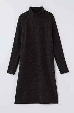 Pure Jill Tranquility Fleece Mock-Neck Dress | Jjill