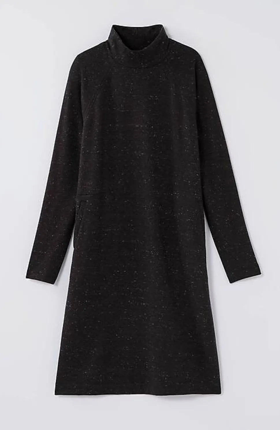 Pure Jill Tranquility Fleece Mock-Neck Dress | Jjill