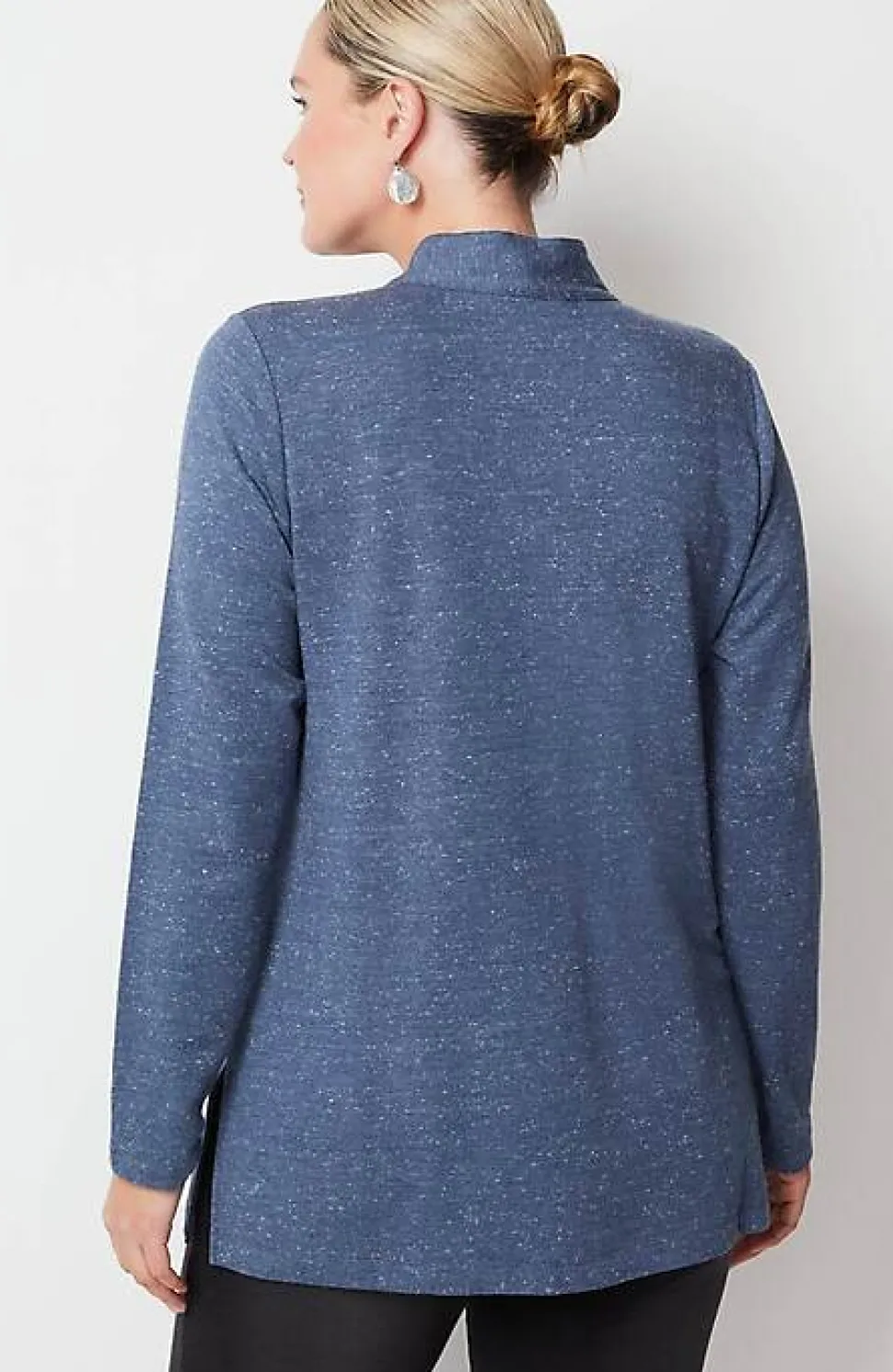 Pure Jill Tranquility Fleece V-Neck Tunic | Jjill