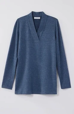Pure Jill Tranquility Fleece V-Neck Tunic | Jjill