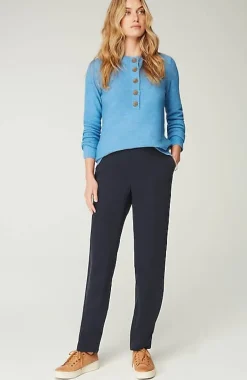 Pure Jill Twill Straight-Leg Pants | Jjill