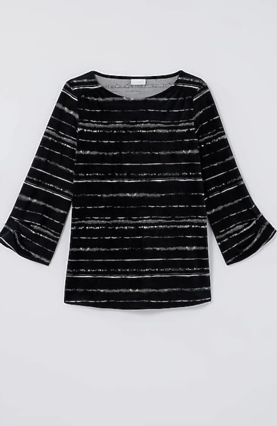 Pure Jill Velour Pleated-Sleeve Top | Jjill