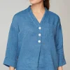 Pure Jill Yarn-Dyed Linen Button-Front Tunic | Jjill
