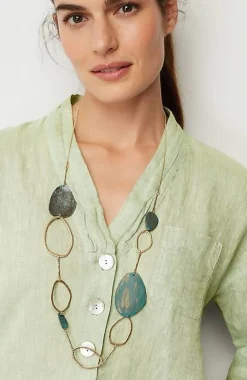 Pure Jill Yarn-Dyed Linen Button-Front Tunic | Jjill