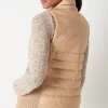 Quilted U0026 Smocked Down Puffer Vest | Jjill