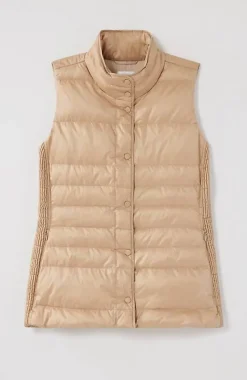 Quilted U0026 Smocked Down Puffer Vest | Jjill