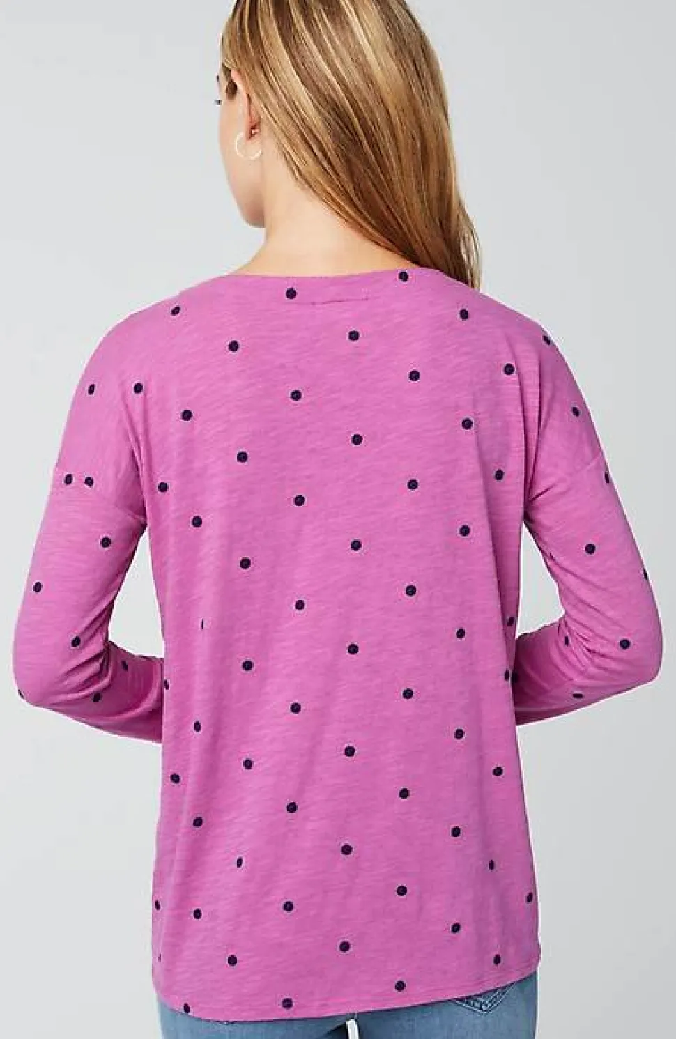Relaxed Boat-Neck Tee | Jjill
