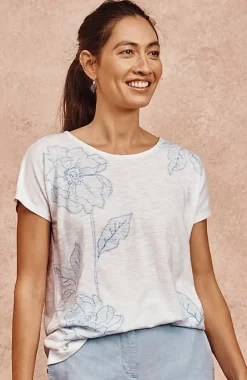 Relaxed Dolman-Sleeve Tee | Jjill