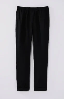 Relaxed Linen Straight-Leg Pants | Jjill