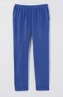 Relaxed Linen Straight-Leg Pants | Jjill