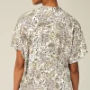 Relaxed Printed Satin Top | Jjill