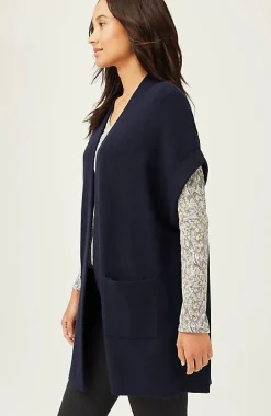 Ribbed Gilet Cardi | Jjill