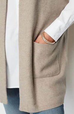 Ribbed Gilet Cardi | Jjill