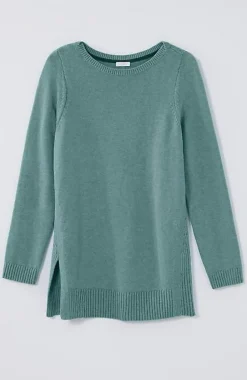 Ribbed Side-Slit Sweater-Tunic | Jjill