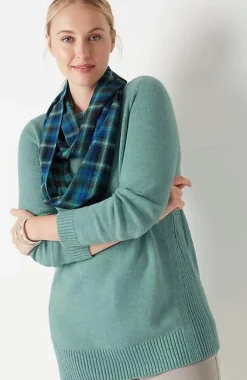 Ribbed Side-Slit Sweater-Tunic | Jjill