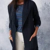 Rib-Textured Open-Front Cardi | Jjill