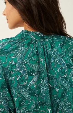 Ruffled Satin Top | Jjill