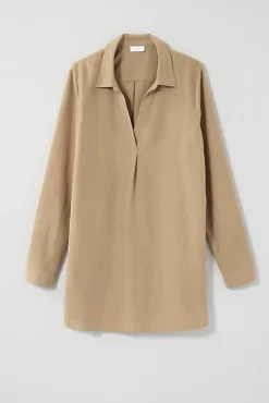 Sand-Washed Shirttail Tunic | Jjill