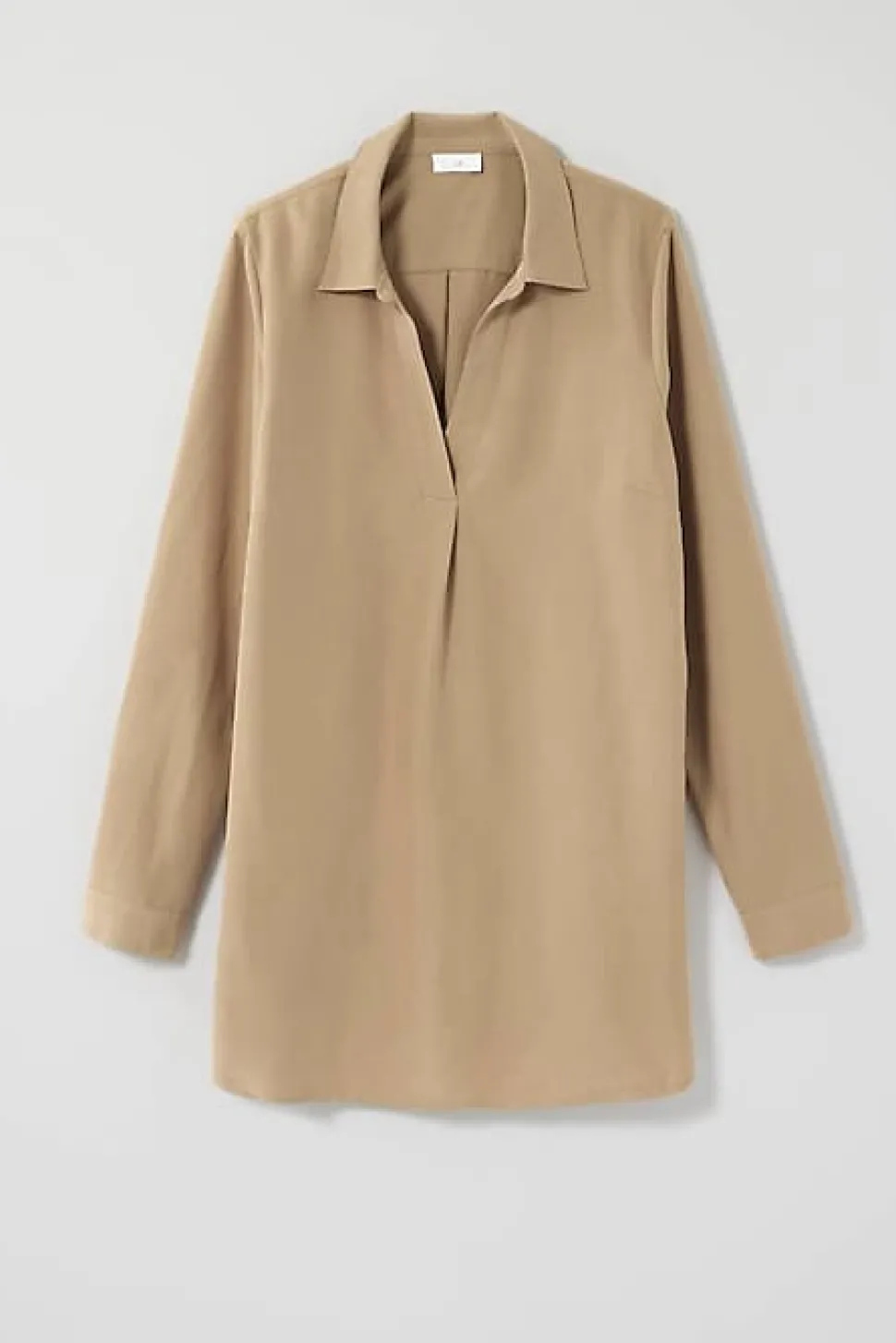 Sand-Washed Shirttail Tunic | Jjill