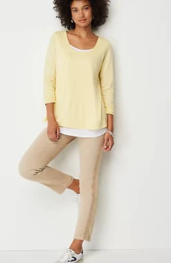 Sateen Slim-Leg Pants | Jjill